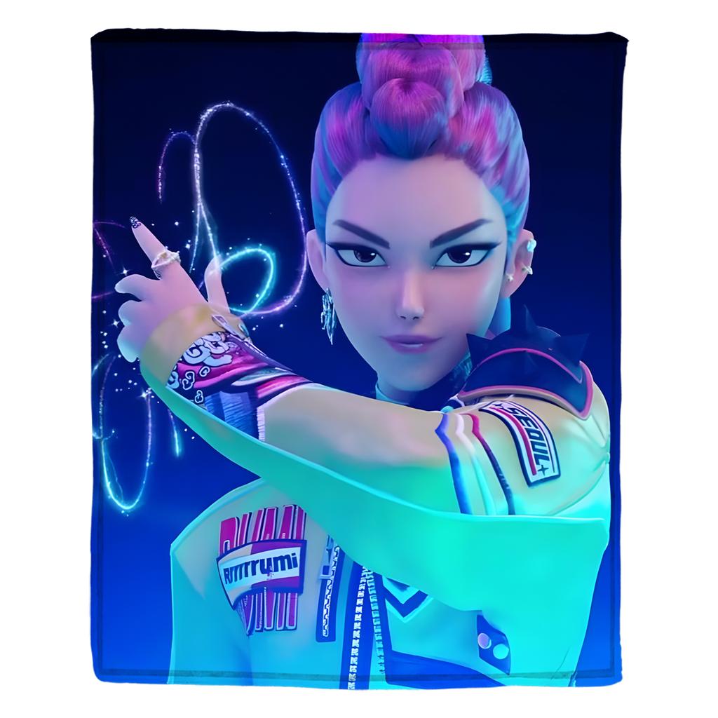 Flannel Digital Printed Blanket Conditioning Blanket Sofa Blanket Girl Gift