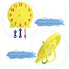 Children Montessori Clock Early Education Toys Hour Minute Second Cognition Colorful Clocks Toys Kids Time Teaching Aid