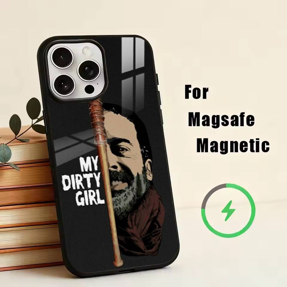 TWD-W-Walking D-Dead Phone Case For iPhone17,16,15,14,13,12,11 Plus,Pro Magnetic For Magsafe Wireless Charging