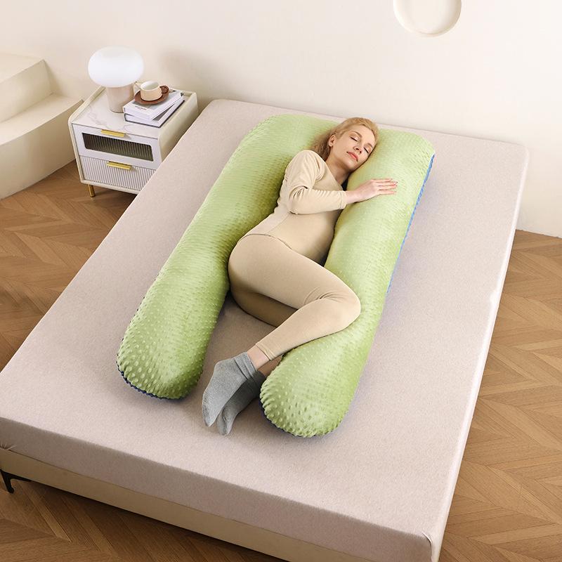 Multifunctional Maternity Support Pillow – For Back, Side Sleepers & Nursing – Washable & Removable Cover