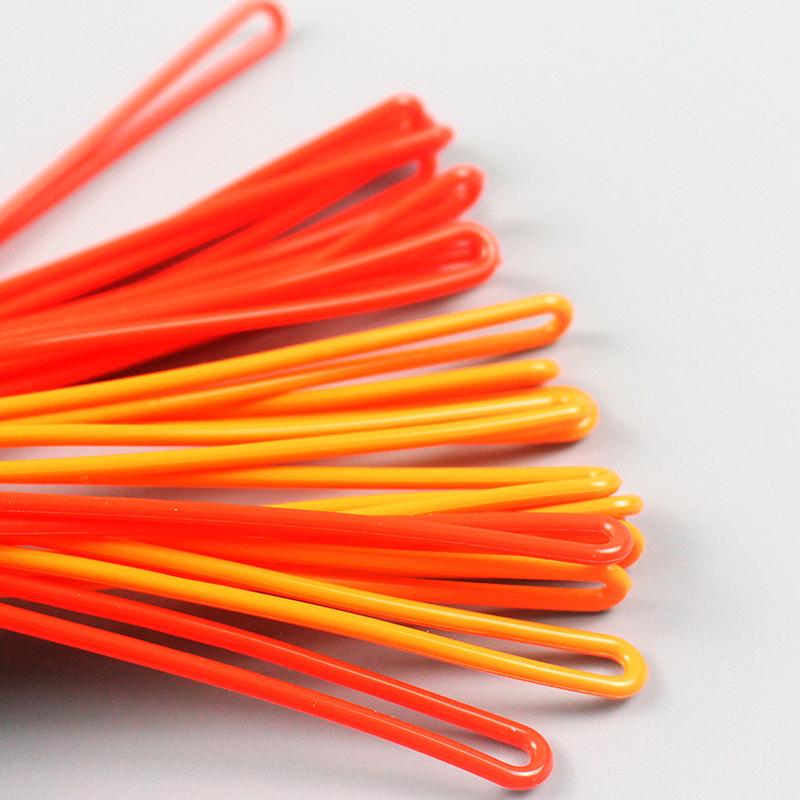 50Pcs Travel Tags Plastic Bag Loops Colorful Luggage Id Label Strap Holder Lanyard Portable Travel Accessories