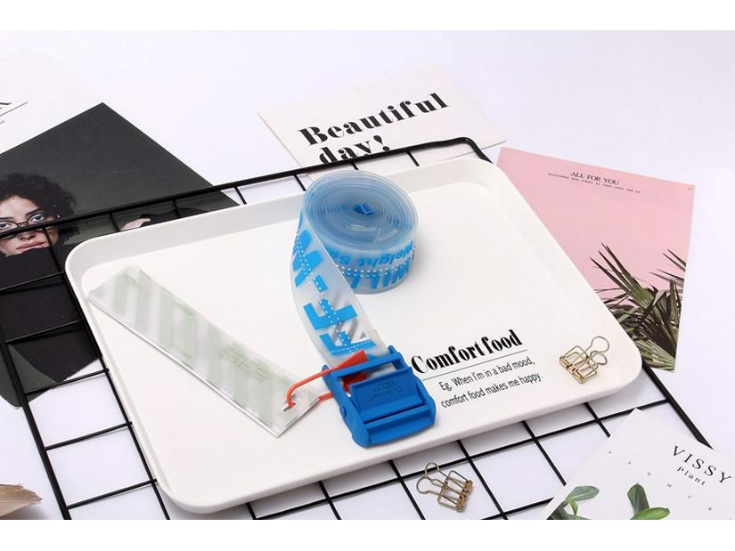 Прозрачный промышленный ремень-стропа, подтвержденная версия - Модный мужской аксессуар для высокой моды