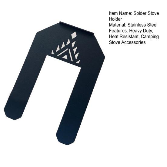 Держатель для плиты Spider из нержавеющей стали, прочный, термостойкий, для кемпинга, приготовления пищи, подвесная стойка для крепления, подставка для карт