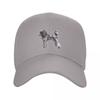 Silver Brindle Standard Poodle Show Stack Baseball Cap Ball Cap Unisex'S Hat Women'S