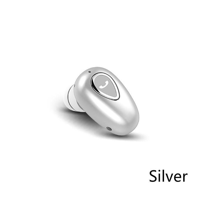 1Pc Wireless Bluetooth Earphone Mini Invisible In-Ear Sports Earbuds with Microphone Stereo Headphones