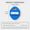 bsqrw5 For Toyota 4Pcs Stainless Steel Car Door Lock Cover Case Stickers Accessories GR sport Hilux Aygo TDR Yaris Corolla Rav4 CHR