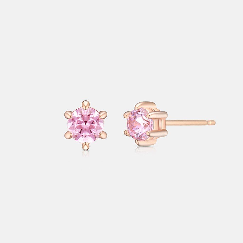 [Secret Special Offer] René Perla Sterling Silver Rose Earrings A243Se9001Rpp