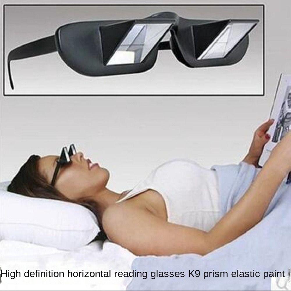 Horizontal Type Reading Glasses Creative Lying Down View Fashion Lazy Glasses Men Women