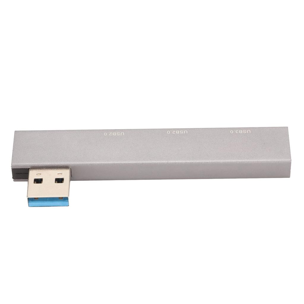 Мини-концентратор USB3.0 3 в 1 1xUSB3.0 2xUSB2.0 5 Гбит/с Портативный высокоскоростной многофункциональный USB-концентратор из алюминиевого сплава