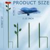 4/6 Pack Bee Watering Station Metal Butterfly Feeder with Flower Design Decorative Garden Stakes for Outdoor Yard Patio Decor