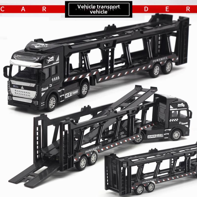 Трансграничный сплав большой инженерный транспортный грузовик тягач модель игрушка для мальчиков с английской упаковкой