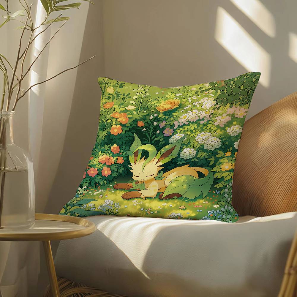 Pokemon Legendary Birds Anime Plush Pillow Cover Soft Short Plush Cushion Cover For Sofa Bedroom Home Decor Gift