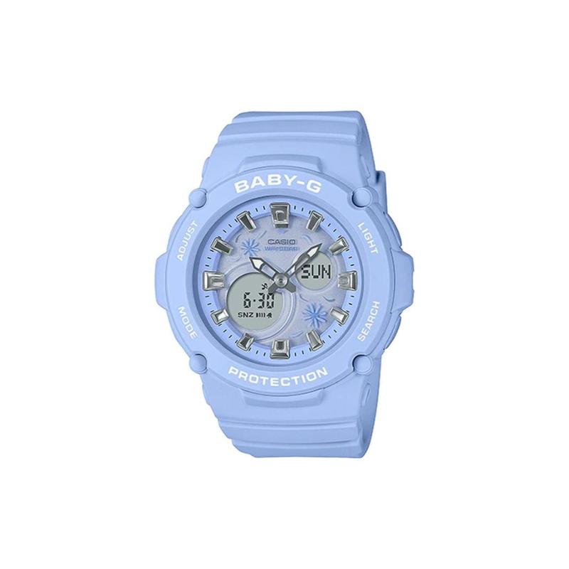 Casio BABY-G series sports fashion resin strap waterproof quartz watch quartz movement resin strap Japanese and Korean watch women's BGA-270FL-2A