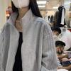 Женский свободный худи-кардиган 2025 - Корейский стиль Харадзюку для весны/осени