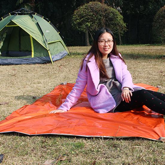 Emergency Sleeping Bag Waterproof Portable Thermal Blanket Lightweight Outdoor Camping Backpacking Hiking Adults Survival