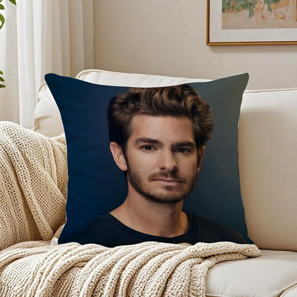 Fit for American Casual Minimal AAndrew Garfield Cushion Cover Linen Pillowcase Soft for Sofa Bed Home Room Decor