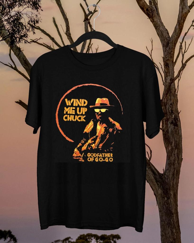 Chuck Brown The Godfather Of Go-Go Wind Me Up Chuck T-Shirt Full Size LL1172