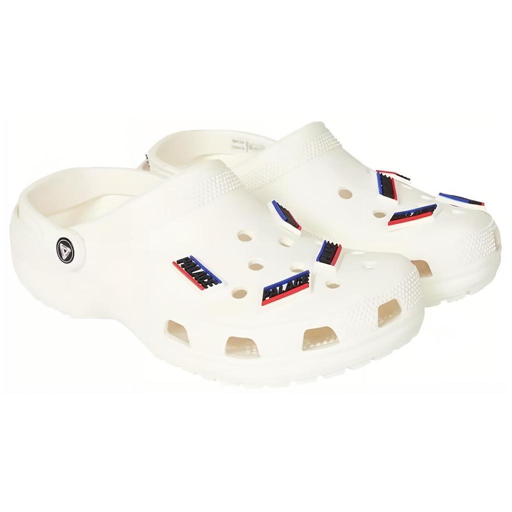 Palace x Crocs Classic Clog Белые Унисекс Кроссовки 208928-100
