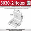 Flat Shape Aluminum Angle Bracket Solid Body Right Angle Bracket  For Workbench Build