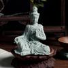 Buddha Figurine Guanyin Statue for Home Decor Gift Collectible Sandstone Sculpture Tabletop Ornament