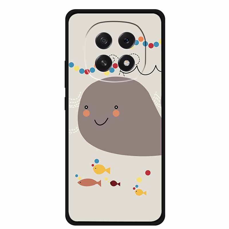 For Oppo A5 5G Phone Case 3D Relief Emboss Flowers Back Cover Black TPU Silicone Soft Case For Oppo A 5 PKQ110 Cases 6.7" Fundas