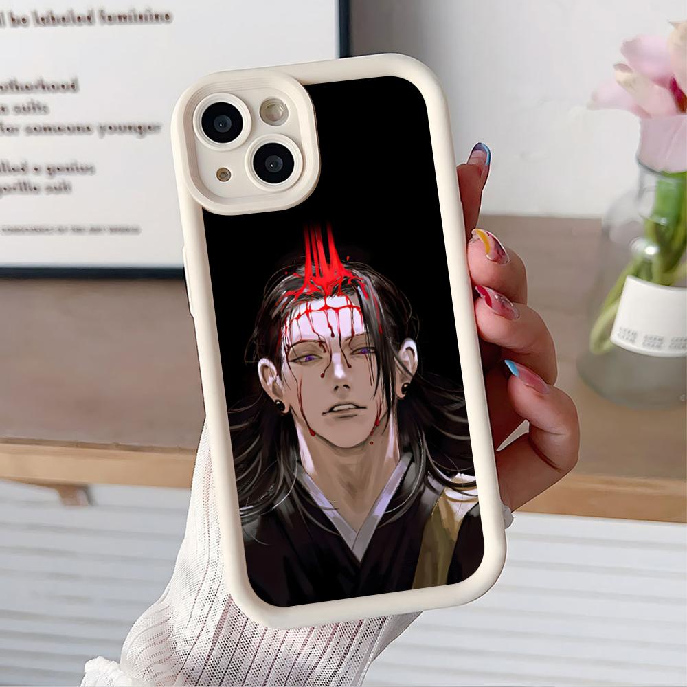 Jujutsu Kaisen Geto Suguru Phone Case for iPhone 17 16 15 14 13 12 11 Air Pro Max Plus Thicken TPU Colorful Cover Cover Pretty