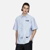 Evisu Полосатая футболка с коротким рукавом и принтом логотипа-буквы Мужские рубашки 2ESHTM3SS135LFCP