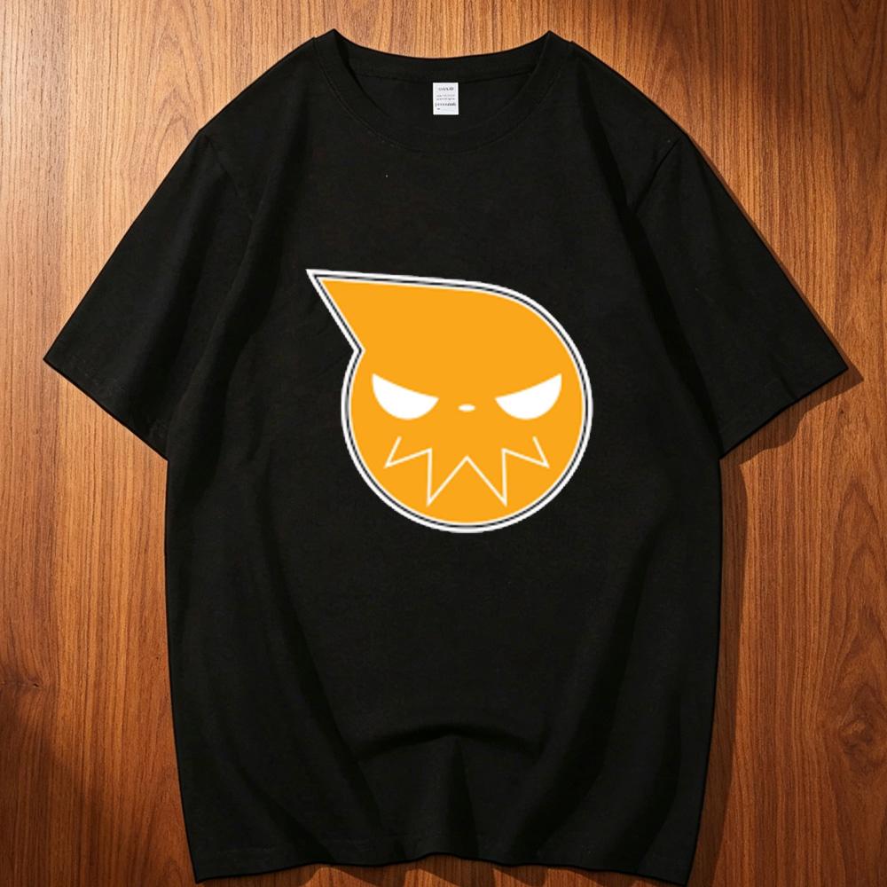 Soul Eater Cotton Tshirt Teen Comfortable Korean Clothes Kawaii Grunge Streetwear Top Tees Gothic Trendy Harajuku Grunge Classic