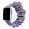 Ремешок-скранчл для Apple watch band 44мм 40мм 41мм 45мм 38 42мм 49мм Эластичный нейлоновый браслет iWatch series 3 6 se 7 8 9 ultra 2