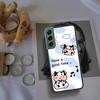 Новый Милый чехол для телефона с принтом коровы Для Galaxy A55 A35 A25 A15 A03S A04S A05S Samsung A20E A30 A40 A50 A70 A71 A51 A41 A31 A10S A21S C