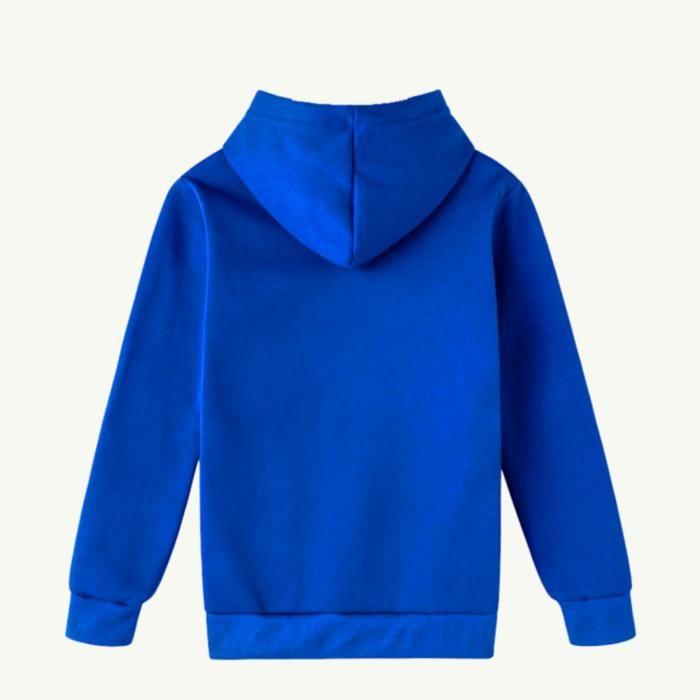 Royal Blue Rugby France Children's Hoodie - - Royal Blue