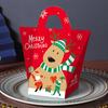 6pcs Candy Cookies Packaging Christmas Box New Year Tree Pendant Gift Decoration Party Kinds Favors Santa Claus For Home