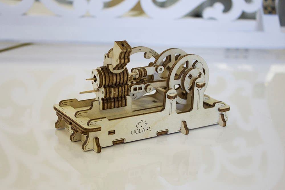 UGEARS 70009 Деревянная игрушка 3D-пазл Двигатель;