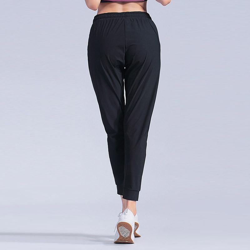 Спортивные беговые брюки для бега, женские быстросохнущие спортивные штаны для фитнеса и фитнеса, спортивные штаны с карманами, брюки для тренировок