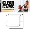 1Pcs Salon Chair Cover Pvc Clear Hairdressing Chair Covers Protectors Universal Waterproof Barber Chair Back Covers Round/Square