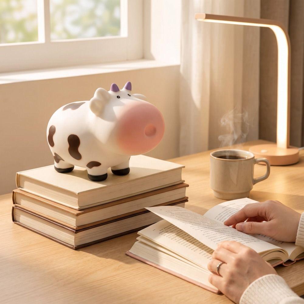 Super Soft COW Squeeze Toys Elastic Slow Rising Squeeze Toy COW Slow Rebound Toy Table Ornaments