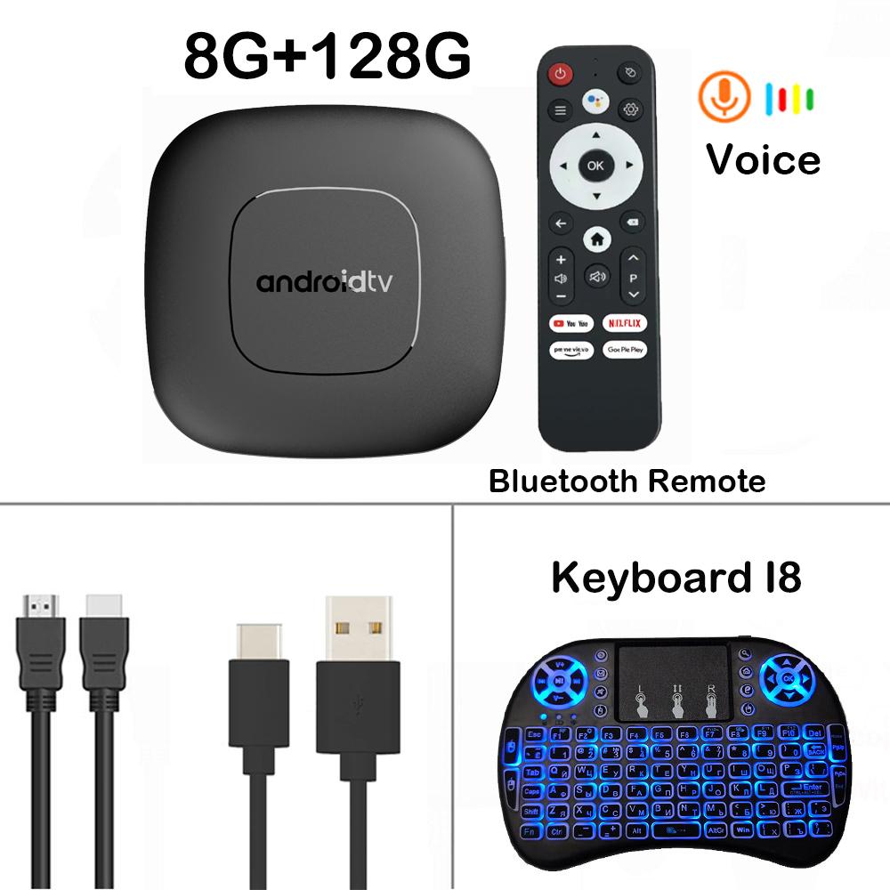 Android 16 Smart TV Box 8GB 128GB 32G 64G Google Assistant Dual Wifi BT6.0 5G 8K Video Media Player Set Top Box Fast PK3518
