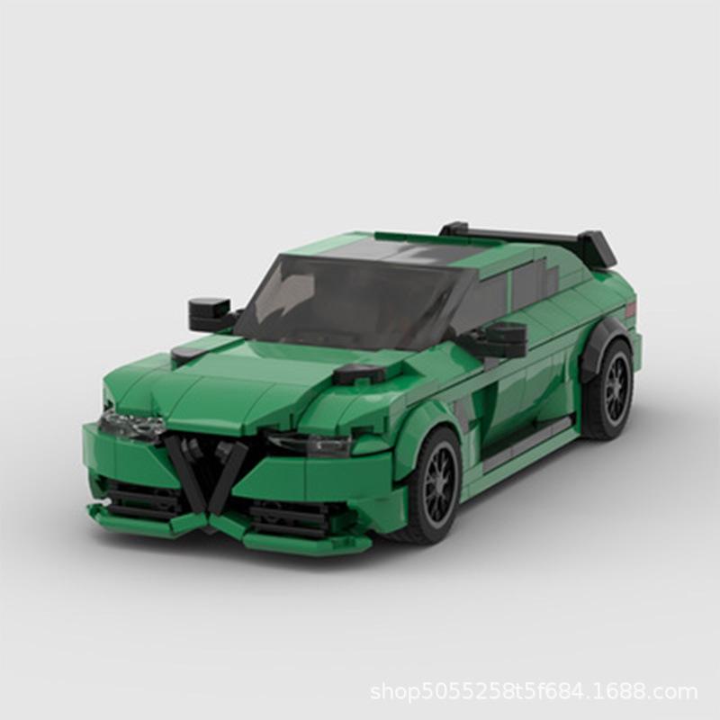 Compatible With Building Block Car Assembly And Plug-in Models