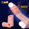 Silicone Free Cock Rings Penis Delay Ejaculation Time Lasting Foreskin Corrected Adult Sex Toys Penis Sleeves For Men
