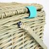 Wicker basket picnic basket woven gift garden date we close