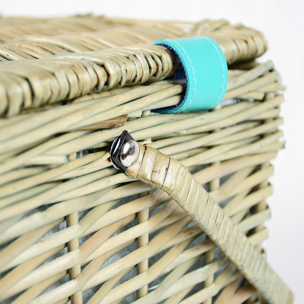 Wicker basket picnic basket woven gift garden date we close