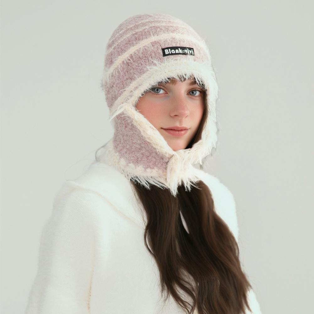 New Winter Dandy Hat Earflap Beanie Hat Fashion Keep Ear Warm Hats For Women Streetwear Multicolour Fur Hats For Girl