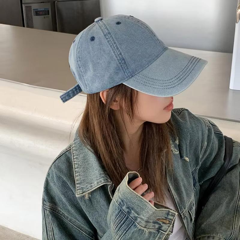 Бейсболка в стиле хип-хоп из денима для женщин и мужчин, однотонная кепка с застежкой-молнией, регулируемая солнцезащитная кепка JK Solid Y2K для корейских девушек и пап, кепки для дальнобойщиков