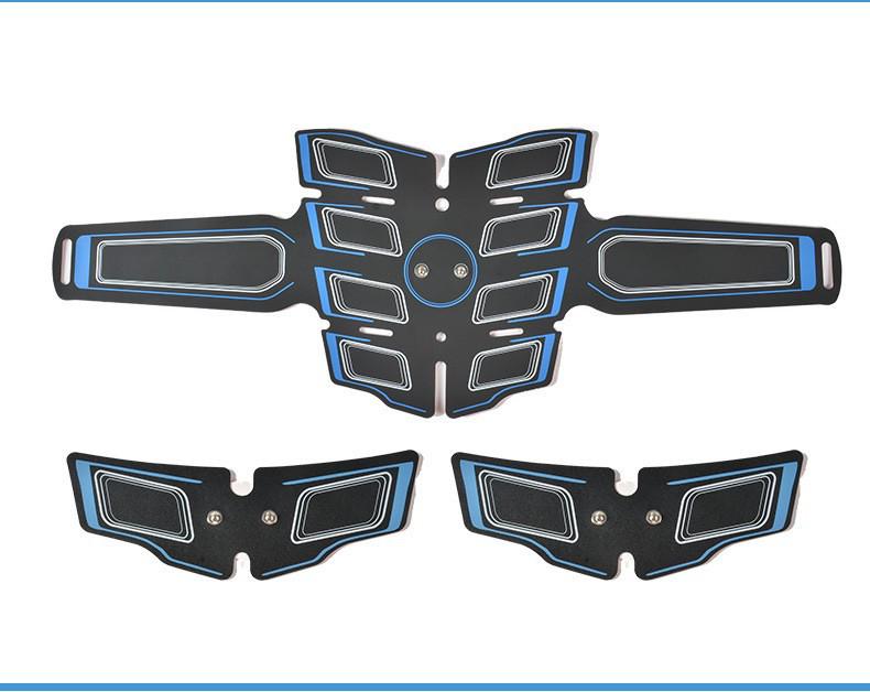 Перезаряжаемый EMS стимулятор мышц пресса с цифровым дисплеем - Умный фитнес-патч для пресса и похудения