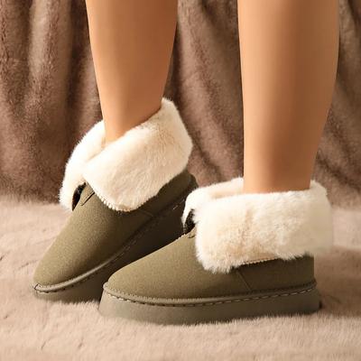 Зимние ботинки женские зимние новые кашемировые теплые толстые подошвы без каблука покрытые волосами полухлопковые туфли для женщин на платформе Botas Mujer