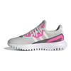 adidas Flex J Серые кричащие розовые детские кроссовки Grey-One Cloud-White FX5324