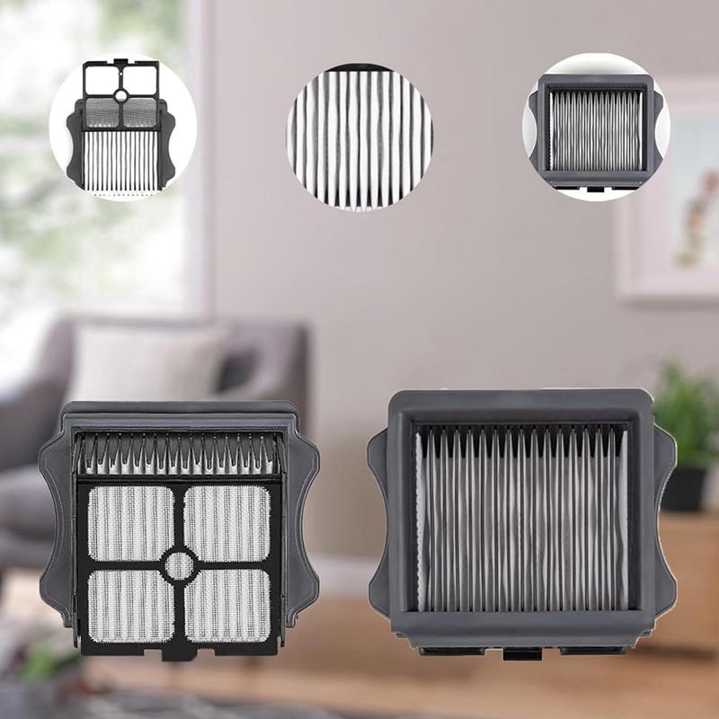 Сменные щеточные ролики и фильтры HEPA для беспроводного пылесоса Tineco Floor ONE S5/Floor One S5 Pro 2