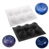 6 Cavity Blueberry Mousse Cake Mold Heat Resistant French Pastry Mold  Chocolate