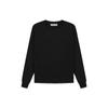 Fear of God Essentials SS22 Свободный свитшот с круглым вырезом Топы унисекс Черный FOG-SS22-988