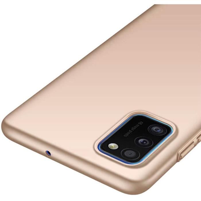 Coque de Protection pour Samsung Galaxy A41 - PROSHOP - Souple - Doré - Finition Mate